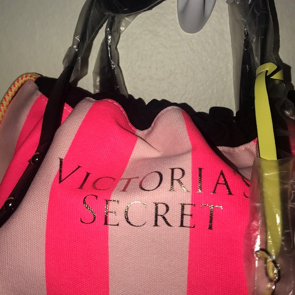Victoria secret tote bag (pink)/drawstring - Picture 2 of 3